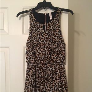 Cheetah print dress